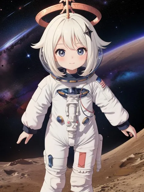 <lora:æ´¾è-000011:0.8>,paimeng girl,(space suit:1.3),, masterpiece, best quality,