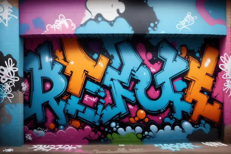 ((best quality)), absurdres, (ultra high res), street art, graffiti, extremely detailed, 8k, masterpiece, <lora:streetart:0.85>