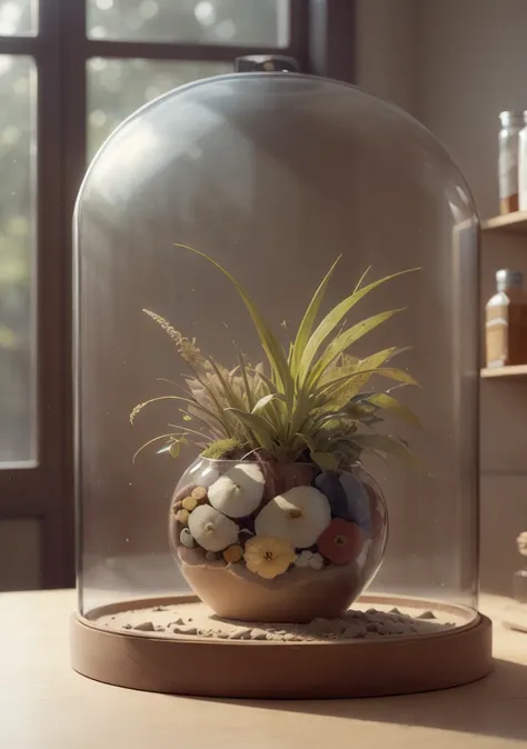 (realistic:1.2), (intricate:1.3),analog style, Dappled Light, (film grain), (warm hue, warm tone:1.2), close up, cinematic light, sidelighting, ultra high res, best shadow, RAW,
(tundra) , (KnollingCaseQuiron style), glass case, display case, no humans, scenery, still life, mirror,
<lora:quiron_KnollingCase_v1_lora:0.77>