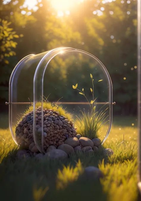(realistic:1.2), (intricate:1.3),analog style, Dappled Light, (film grain), (warm hue, warm tone:1.2), close up, cinematic light, sidelighting, ultra high res, best shadow, RAW,
(grassland) , (KnollingCaseQuiron style), glass case, display case, no humans, scenery, still life, mirror,
<lora:quiron_KnollingCase_v1_lora:0.77>