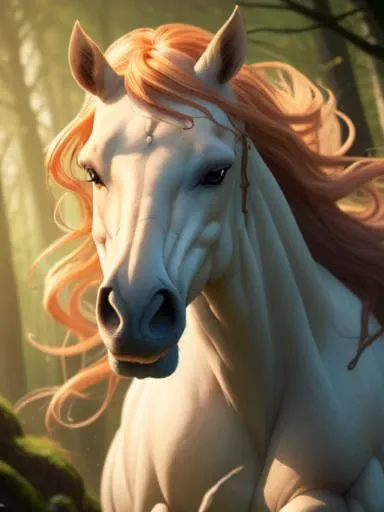 photo RAW, full color portrait, A beautiful female Centaurs in her natural habitat, masterpiece, award winning photography, lighting, perfect composition, high detail, hyper realistic, even natural lighting, epic, pretty makeup, flowing hair,