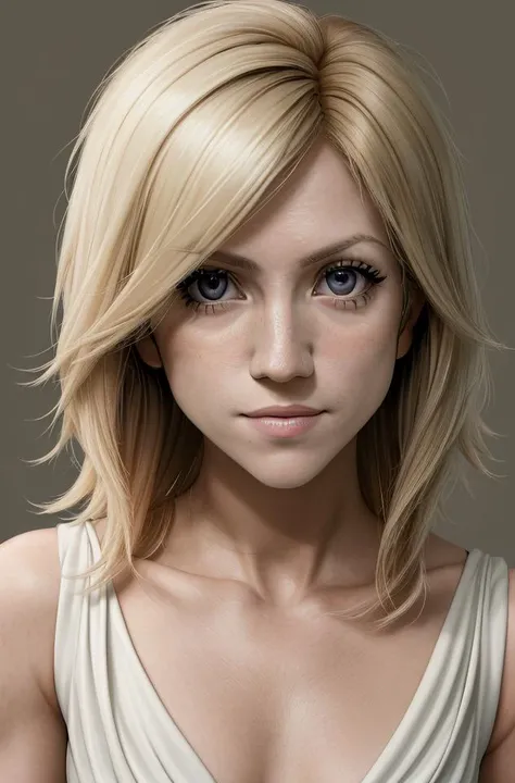 photograph of brittanySnow1, face and bust portrait, detailed blouse, nuncore, best quality, absurdres, by arny freytag