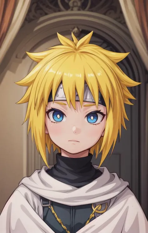1 boy,more details in eyes,cute,looking at viewer, adorabel boy,cute face,details sky,handsome,young,juvenile,((masterpiece:1.4,best quality)),multiple details,eyeshadow,sfw, full shot,
<lora:minato-000006:0.7>, FOREHEAD PROTECTOR , yellow hair