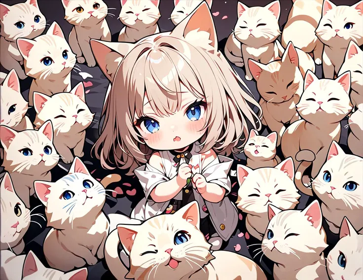 a lot of cat,
chibi,
best quality, (ai-generated:0.2),