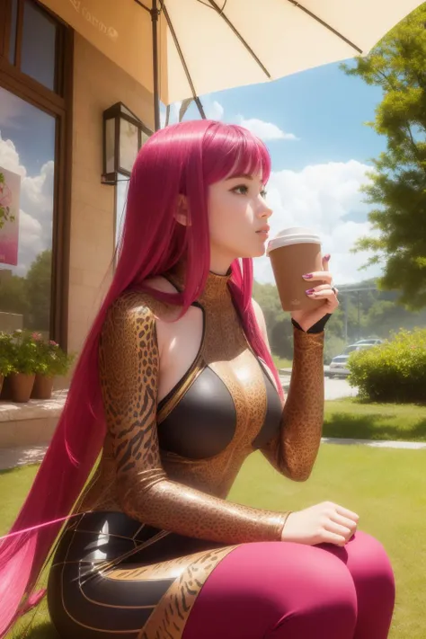 1girl, studio 3D Rendering, concept art, hyper detailed, side-profile of a Paradoxical Neat ([were Horse:Mummy:1] of Heaven:1.3) , the Horse is drinking coffee in a cafe, the Horse is wearing a Intellectual Mustard Hipster Emerald Business casual that was designed by Microsoft, It is very zebra print and cheetah print, Crouching down, Efficacious Garden in background, Magenta reeds with Grass, Thunderstorm, deep focus, Overdetailed art, Embarrassing, stylized, Neo, soft light, F/8, Hypersaturated, Cross Processing, nightmare fuel, hyperdetailed, lots of details, [ (stylized by George Romney:1.3) , (Karl Zerbe:1.0) ::15], close-up