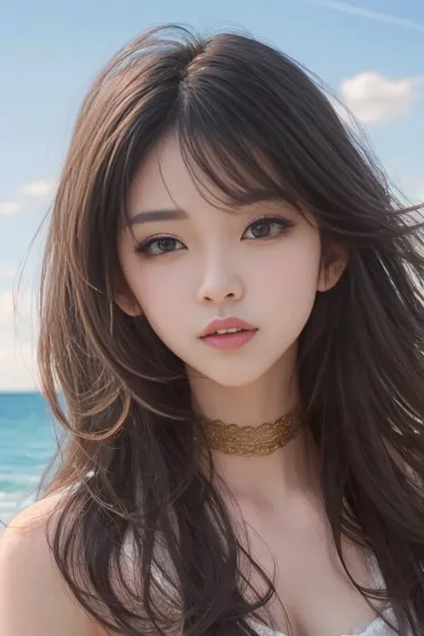 a sserafimsakura,hyper realistic,lifelike texture,dramatic lighting,Nikon RAW photo,8k,Fujifilm XT3,masterpiece,best quality,realistic,(photorealistic:1.4),ultra detailed,extremely detailed face,,
pov,aqua eyes,grey to brown gold gradient hair,((beautiful face)),((beautiful eyes)),hair between eyes,hair half undone,(\(full body view\):0.7),
(jumping pose:0.5),KPOP idol,look like beautiful goddess,sunburst background,seascape,((white sandy beach)),
pureerosface_v1,pureerosface_v1 kawaii_asian,ulzzang-6500-v1.1, badhandsv5, badhandsv5, badhandsv5,