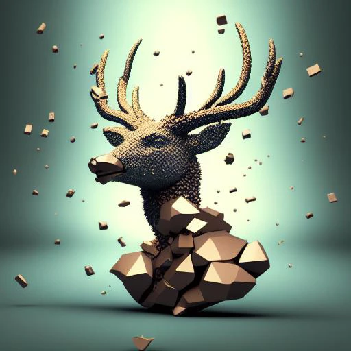 mdjrny-shttr deer with gold glasses