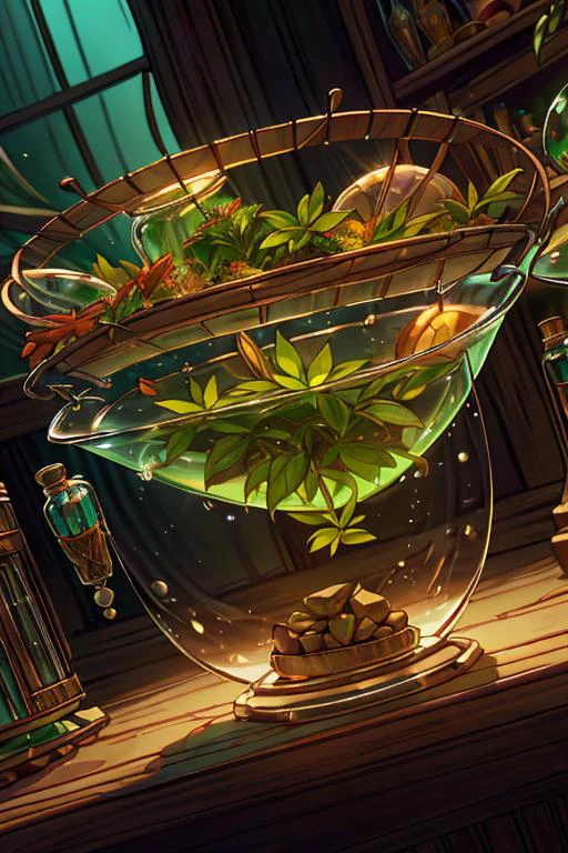 detailed background, (<lora:GlassTech-20:0.8>, glasstech, glass theme:1.1) (herb and spice shop), (soft lighting), ( glass windows), (wooden shelves), (aromatic scents), (jars and vials), (exotic herbs and spices), (bespoke mixtures), (shimmering elixirs), (drying herbs), (botanical tapestries), (aromatic journey), (sensory delight), (nature's bounty), (aroma exploration), (botanical magic) (high fantasy setting) magical lights inside glass,
<lora:XenoDetailer:0.8>, <lora:BG2_dpep4+silicon29dim64:1> real light, real shadows, perfect lighting, caustics, high quality, highly detailed, hires, fine details,