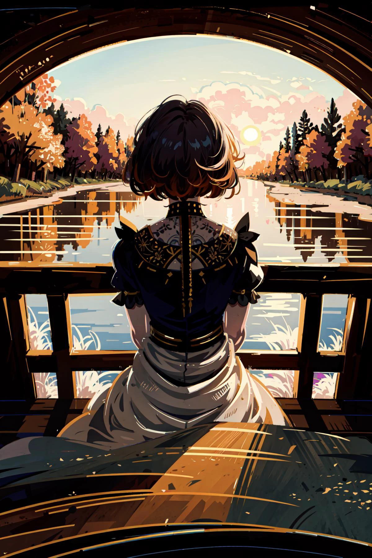 masterpiece, best quality, wide-angle Hyperdetailed, masterpiece, 8k, natural lighting, soft lighting, sunlight, HDR (High Dynamic Range), Maximum Clarity And Sharpness, Multi-Layered Textures,
<lora:Jlullaby:1> jlullaby,1 girl