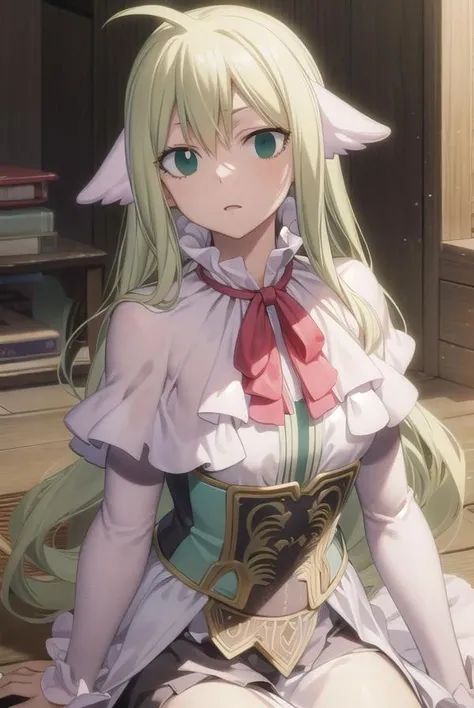 8k, 4k, intricate details, cinematic lighting, stunning environment, ornate, (realistic:1.1), detailed face, detailed eyes, detailed shadows, 1girl, curvy, blonde hair, blue eyes, blush, breasts, huge breasts, long hair, looking at viewer, white pantyhose, green and white dress, smile, solo, (vert_/neptune series/:1.1), very long hair, white gloves, white pantyhose, breasts out, nsfw