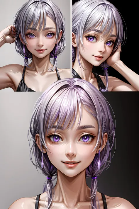 (masterpiece, best quality, extremely delicate, beautiful, highres, original),beautiful female, long dark grey hair, lilac eyes, smile face, <lora:Photo_Comparison-v2:0.8> Photo_Comparison 
<lora:add_detail:1>,