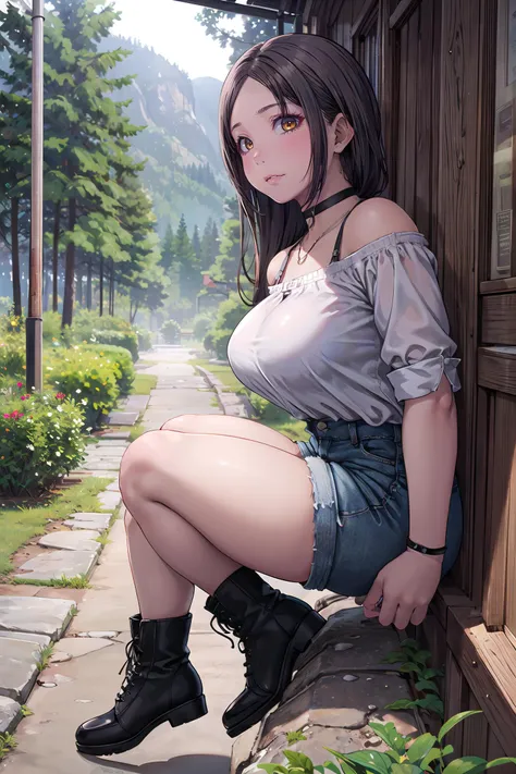 masterpiece, best quality,2girl,young girl, light_slate eyes, dark blonde, sleek hair,drunk _face,shiny skin,medium breasts,nice leg line:1.3,thick thighs, thin waist,, Revealing_clothes_black_sheer_mesh_bodysuit, high-waisted_black_pants, black_ankle_boots, silver_hoop_earrings, black_leather_clutch, , Craft_fair,,looking at viewer,random pose,full body