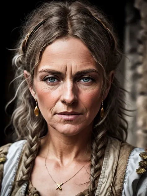 a woman with shaggy hair , (wearing a medieval costume:1.4) , fighting stance, in an abandoned building , draganv2 <lora:draganv2-06:0.8> black and white
8>, (RAW photo:1.3), sharp focus, 8k, uhd, soft lighting, high quality, beautiful, professional, hyperrealistic, depth of field,
Hyperdetailed, analog style, realistic, soft shadows, masterpiece, best quality, ultra realistic, 8k, golden ratio, intricate, High Detail, film photography, soft focus