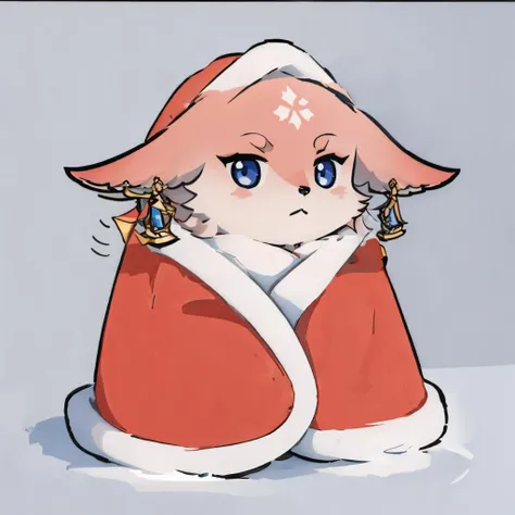masterpiece, best quality, YaeMikoFox, cozyblanket, chibi, simple background <lora:cozyblanket-nvwls-v1-000006:1> <lora:YaeMikoFox:1>