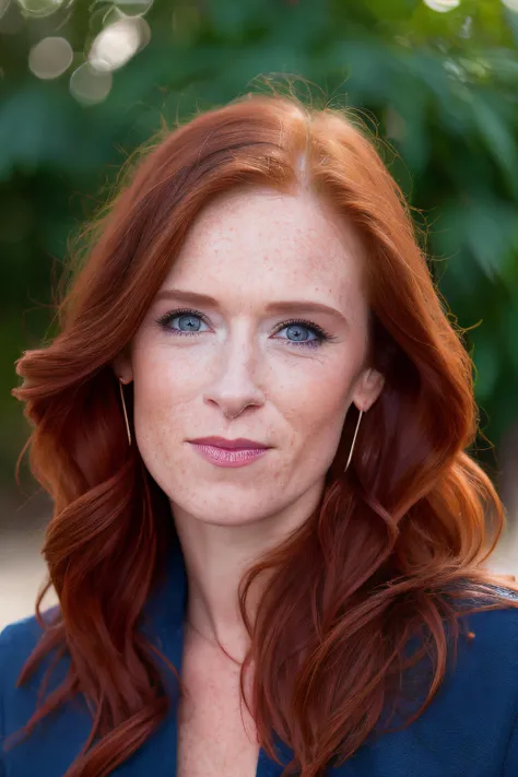 A stunning intricate full color portrait of woman, freckle, audreyfleurot, redhead, ginger hair, blue eyes, epic character composition, by ilya kuvshinov, alessio albi, nina masic, sharp focus, natural lighting, subsurface scattering, f2, 35mm, film grain,(photorealistic:1. 4),(8k, RAW photo:1. 2), (best quality:1. 4),(ultra highres:1. 2),<lora:LowRA:0.2>,<lora:detailed_eye:0.3> <lora:epiCRealismHelper:0.6> <lora:audrey_fleurot_v03-000029-coloraugnoiseadapdropout:1>