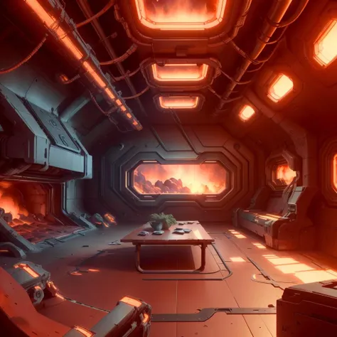 <lora:ExoMagmaTech-20:1>, exomagmatech , scifi, lava made , translucent ,
futuristic interior, living room,