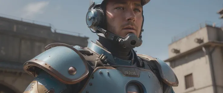 (War Photography:1.3), (Establishing Photo:1.3) of BobbyCipher, portrait, solo, (full body:0.6), looking up, detailed background, detailed face, (<lyco:SteamPunkBundle2v:0.4>, cogpunkai, cogpunk theme:1.1), ronin, SlateGray samurai armor, dojo in background, cinematic atmosphere, (Establishing shot, Ground Level Shot:1.3), (Shot on 35mm film:1.3), (Deep focus, 35mm lens:1.3),(*Retro colors, Light Blue, Rose Gold, and Ivory colors:1), photorealistic, photojournalism, (masterpiece, best quality, high quality, highres, ultra-detailed)