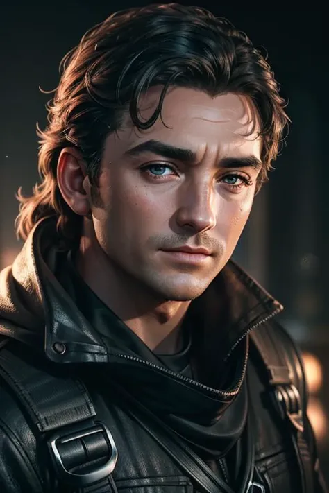 head shot RAW profile photo BobbyCipher (male) (studio quality) (side lighting) (dark shadows) (intricate skin:1.2) (8k) (hdr) (dslr) Fujifilm XT3 30mm (sharp) (dof) (film grain)