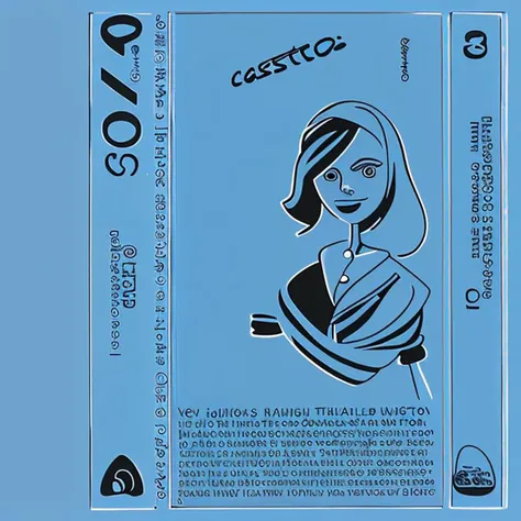 <lora:Audio_Cassette_J-Cards:1> blue cassettejcard , shapes:0.7, human, 70s, boombox:3, fcurve:1.3, human, female,