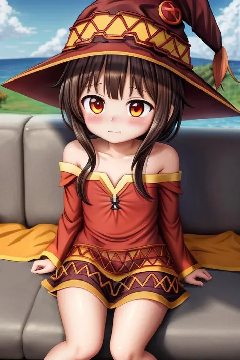 Megumin, 8k, masterpiece, absurdres, anime,