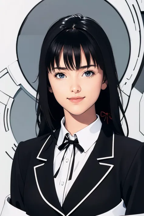 mksks style,academic classic portrait,3d,ultra_detailed,masterpiece,8k illustration,extremely detailed CG unity 8k wallpaper,best quality,absurdres,official art,dramatic lighting,detailed skin texture, detailed cloth texture, beautiful detailed face, intricate details, ultra detailed, rim lighting, side lighting, cinematic light, ultra high res, 8k uhd, film grain,best shadow, delicate, RAW,BREAK,
1girl,yukino_yukinoshita_yahariorenoseishunlovecomewamachigatteiru,long_hair, black_hair, ribbon, blue_eyes, hair_ribbon,black blazer:1.3,white shirt,sadly smile,closed mouth,big pupiles,upper body,
<lora:Katsura Masakazu_v3:0.8>, <lora:animetarotV51:0.8>, <lora:hipoly_3dcg_v7-epoch:0.1>, <lora:flat2:0.7>, <lora:yukino_yukinoshita_v2:0.9> <lora:okudamayuko_lora:0.3>