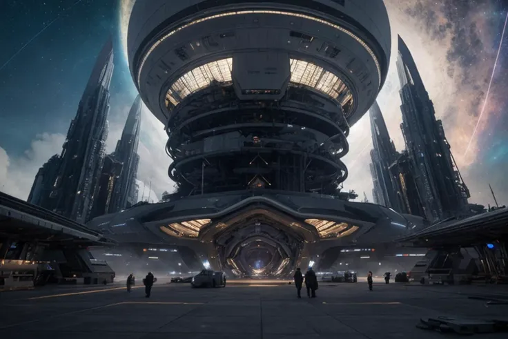 HDR photo, exterior futuristic space station being built, space, stars, nebula, intricate, detailed, science_fiction,
high dynamic range, vivid, rich details, clear shadows and highlights, realistic, intense, enhanced contrast, highly detailed, masterpiece, absurdres, detailed skin, cinematic lighting,