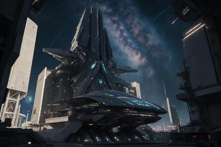 HDR photo, exterior futuristic space station being built, space, stars, nebula, intricate, detailed, science_fiction,
high dynamic range, vivid, rich details, clear shadows and highlights, realistic, intense, enhanced contrast, highly detailed, masterpiece, absurdres, detailed skin, cinematic lighting,