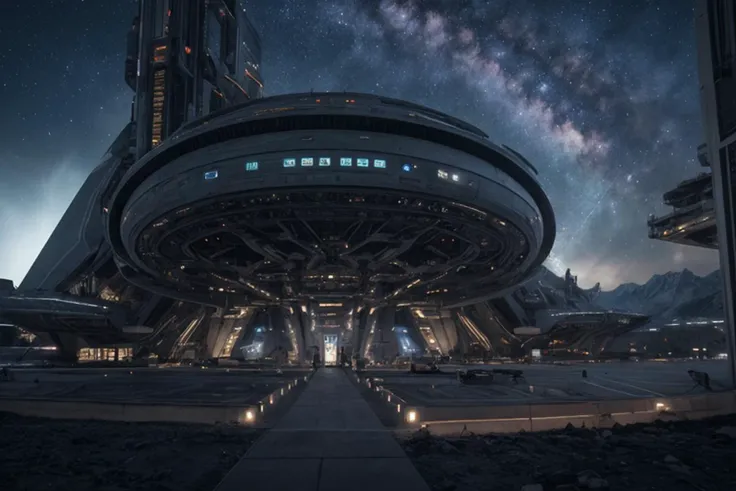 HDR photo, exterior futuristic space station being built, space, stars, nebula, intricate, detailed, science_fiction,
high dynamic range, vivid, rich details, clear shadows and highlights, realistic, intense, enhanced contrast, highly detailed, masterpiece, absurdres, detailed skin, cinematic lighting,