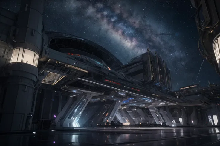 HDR photo, exterior futuristic space station being built, space, stars, nebula, intricate, detailed, science_fiction,
high dynamic range, vivid, rich details, clear shadows and highlights, realistic, intense, enhanced contrast, highly detailed, masterpiece, absurdres, detailed skin, cinematic lighting,