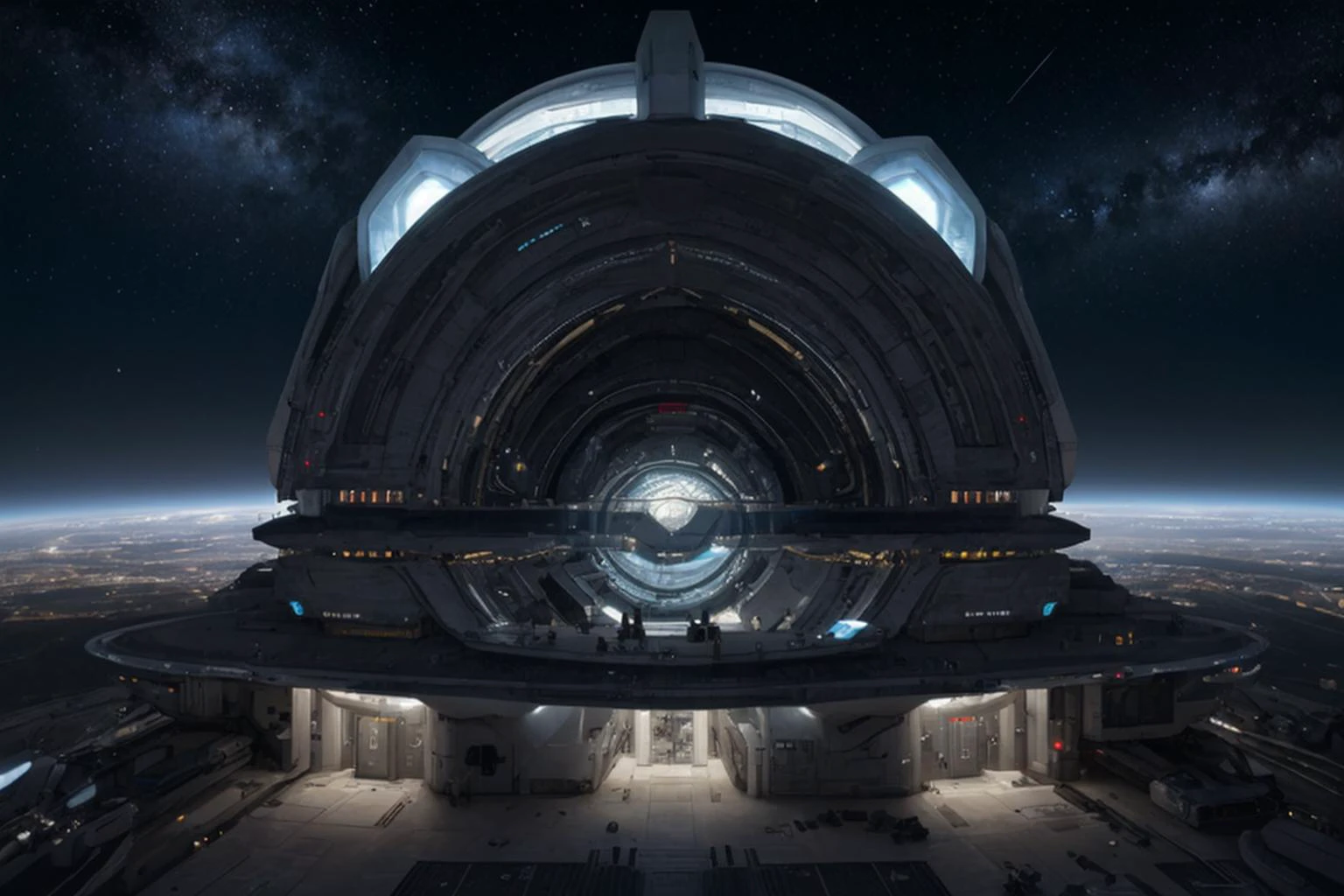 HDR photo, exterior futuristic space station being built, space, stars, nebula, intricate, detailed, science_fiction,
high dynamic range, vivid, rich details, clear shadows and highlights, realistic, intense, enhanced contrast, highly detailed, masterpiece, absurdres, detailed skin, cinematic lighting,