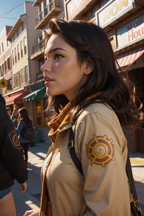 1girl, (designed by Quentin Tarantino:1.2) , grand Digital artwork, concept art, side-profile of a Hideous [Traditional|Mature] ("Whispers of the wind carry untold stories, weaving together the tapestry of interconnected lives.":1.3) , Fern background, crowded street and reeds, Summer, Sharp and in focus, Sketch, Suffering, insane details, Cyber Noir, Black lighting, 800mm lens, Warm Colors, bold lettering, hearthstone artwork, adobe lightroom, trending on CGSociety