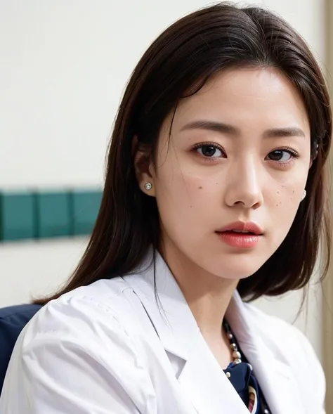 1girl, (realistic:1.3), (office lady:1.5), finely detailed, (masterpiece:1.2), (photorealistic:1.2), (best quality), (detailed skin:1.3), dramatic, film grain