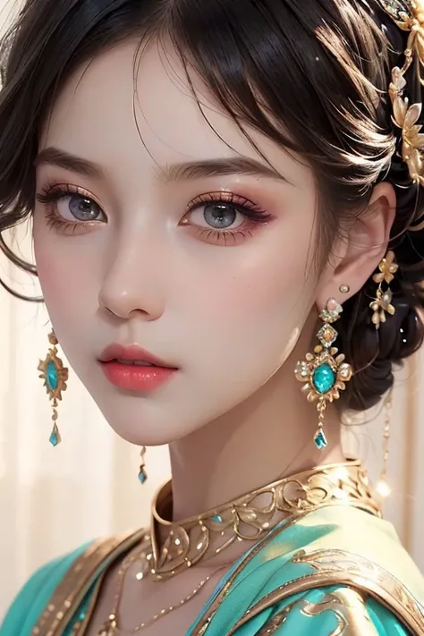 1girl, upper bodybeautifully lit,cinematic lighting,ray tracing,3d,3d render,high-precision shadows,close-up,(imid shot,macro shot:1.25),(Detailed face description),(Detailed hair description),(Detailed clothes description),
{Extremely Delicate Beautiful},(detailed eye description),((Delicate Faces)),(Beautiful and detailed facial depiction),Realistic skin, realistic light and shadow, <lora:~Q?-SNN=8j!:0.8>