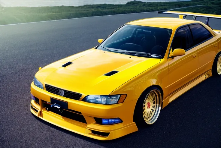 (STANCE), masterpiece,best quality,official art,extremely detailed CG unity 8k wallpaper,illustration, light,car, bright, sports car, vehicle focus, road, ((need for speed)),((NFS)), moving, wet, (((night, midnight))),neon lights,drift, <lora:MARKII:0.8>, (MARKII)
