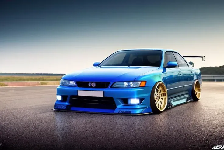 (STANCE), masterpiece,best quality,official art,extremely detailed CG unity 8k wallpaper,illustration, light,car, bright, sports car, vehicle focus, road, ((need for speed)),((NFS)), moving, wet, (((night, midnight))),neon lights,drift, <lora:MARKII:0.8>, (MARKII)