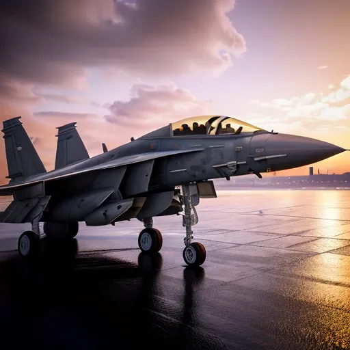 Best quality, masterpiece, ultra high res, (photorealistic:1.4), detailed skin, cinematic lighting, cinematic highly detailed, colorful, modern Photograph,
fighter jet, airplane, aircraft, sunset, raining, no humans, flying, city, skyscrapers, military, battlefield explosion everywhere, 
 <lora:f15-23t-250:0.5> <lora:fighterJetLora_fighterJet:0.5>