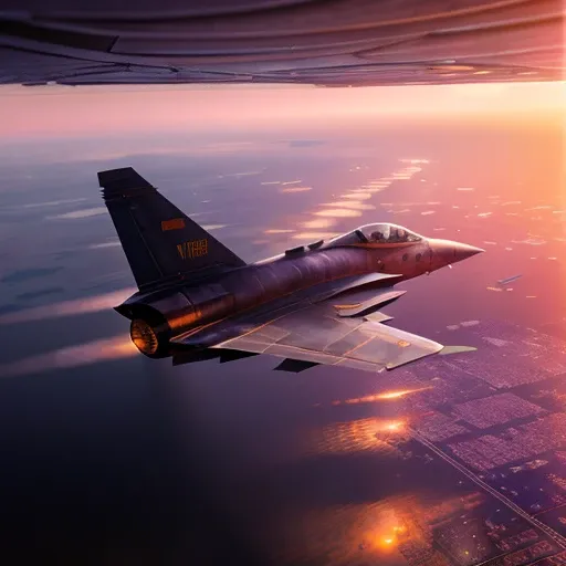 Best quality, masterpiece, ultra high res, (photorealistic:1.4), detailed skin, cinematic lighting, cinematic highly detailed, colorful, modern Photograph,
fighter jet, airplane, aircraft, sunset, raining, no humans, flying, city, skyscrapers, military, battlefield explosion everywhere,
<lora:f15-23t-250:0.5> <lora:fighterJetLora_fighterJet:0.5>