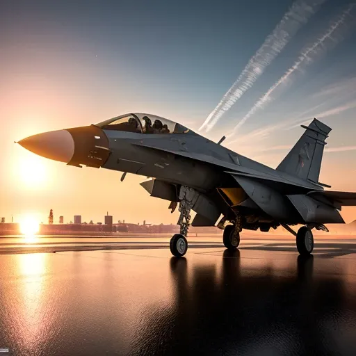 Best quality, masterpiece, ultra high res, (photorealistic:1.4), detailed skin, cinematic lighting, cinematic highly detailed, colorful, modern Photograph,
fighter jet, airplane, aircraft, sunset, raining, no humans, flying, city, skyscrapers, military, battlefield explosion everywhere,
<lora:f15-23t-250:0.5> <lora:fighterJetLora_fighterJet:0.5>