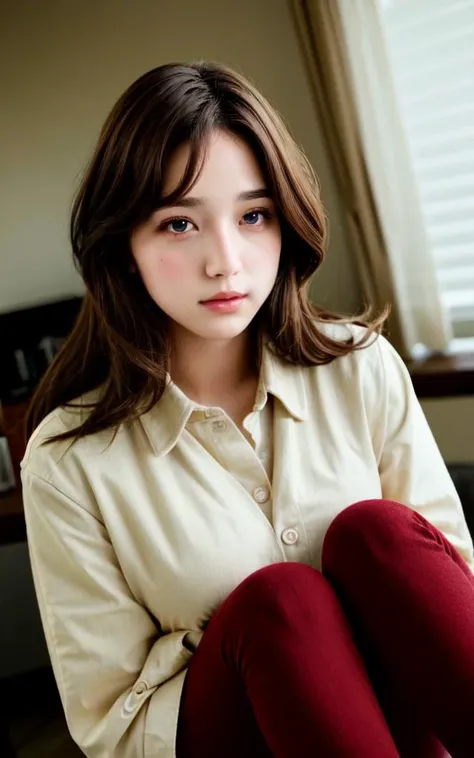 best quality, high detailed, Faint lips,UC:realistic, cinematic lighting kawaii cute 1girl yo brown hair burgundy eyes, wavy mouth school_Uniform high socks bulb_toe_shoes upperbody , +++ extremely quality extremely detailed deep-silky-healthy-lackwarm-foundational-soft-skin high resolution, contrapposto glow shine like opal magnificent photo realistic ray trace depth of field <lora:_flat2:-0.4:ALL> <lora:_hipoly3DModelLora_v20:0.3:NF> hiqcgbody ++ Faint lips,UC:realistic, cinematic lighting cinematic angle Girl at the front dynamic pose