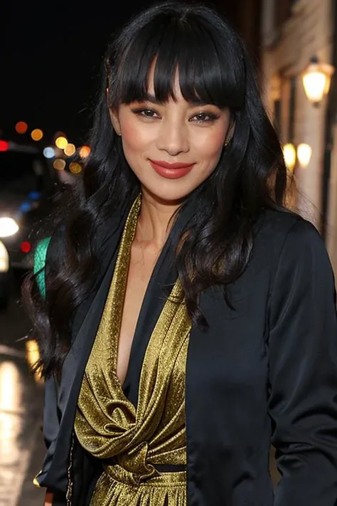<lora:lora-small-bai-ling-v1:1> skswoman, smile, elegant dress, jacket, stole,