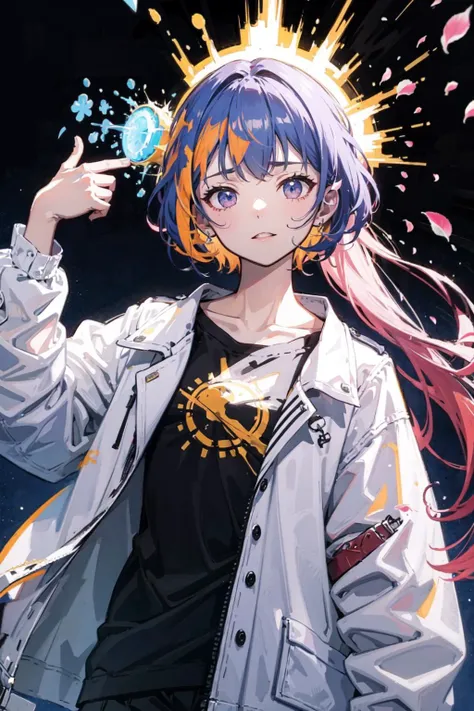 (extremely detailed CG unity 16k wallpaper,best quality,extreme quality,masterpiece,ultra-detailed,:1.3), (head explodes,:1.5) <lora:boom finger gun_v1:1> handgun,flower,exploded petals <lora:Gun2HeadV4:1> (g2h, gun to head, handgun, holding gun,:1),