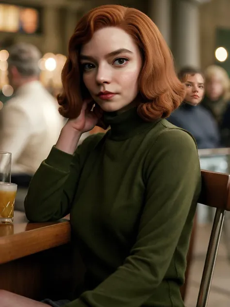 any4,brown long hair,night,club,turtleneck sweater,close-up),dof,volumetric lighting,masterpiece,extremely detailed skin,pores,cinematic,add_detail