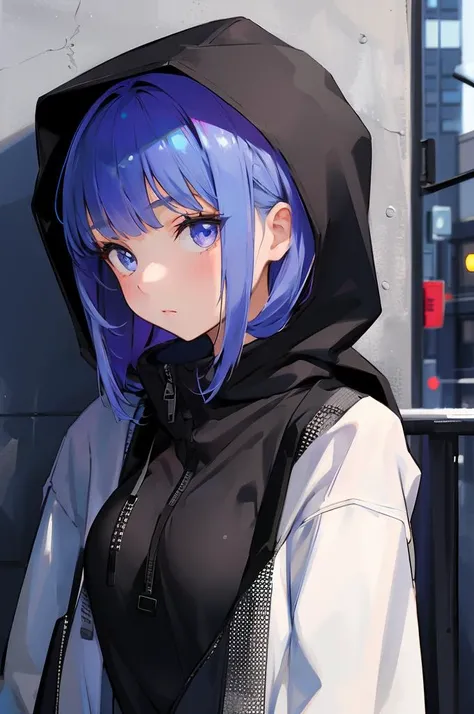 (masterpiece, best quality), detailed clothing, extremely detailed background
BREAK (1girl), 18yo, solo, charming face, tilting head,
(Avant-garde:1.4), contemplative, wrapped in an oversized textured hoodie, partially obscured by deep shadows, conveying a sense of introspection and urban melancholy