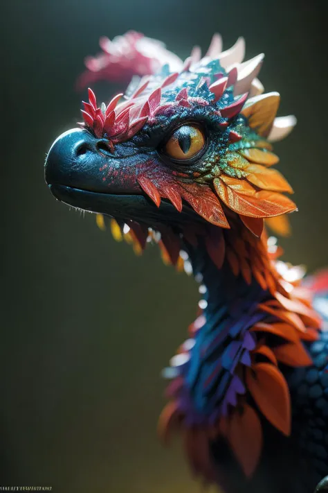 FRESHIDEAS Fantasy cool creatures,3d action artist name battle blurry blurry background blurry foreground bokeh chromatic aberration city debris depth of field deviantart username energy explosion focused glowing looking at viewer monster motion blur no humans open mouth perspective photo \(medium\) photo background photorealistic rainbow realistic,