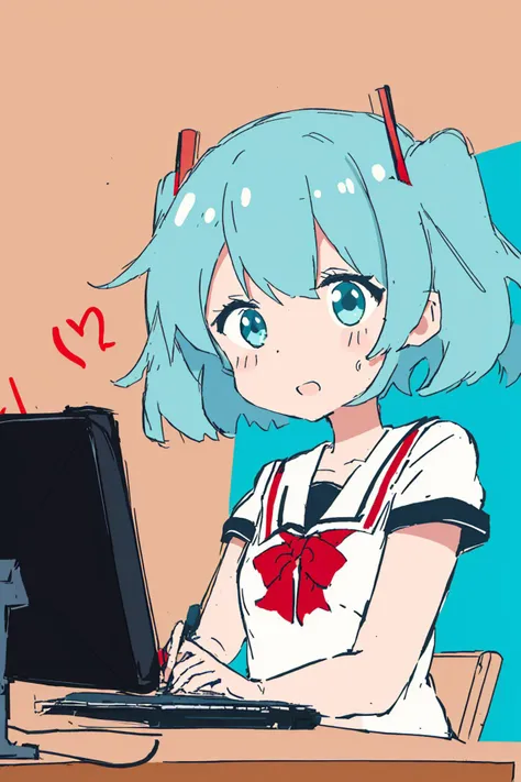 miku,costume design,android,pop harajuku,school uniform,rough sketch,dot art,tool cholor scheme,flat design,social dev UI,(1990s computer aethethic:1.3)s <lora:mika1:1.4>,upper body,solo,concept art,girly room, detailed, flat design,apple inc liogography,magazine cover,anatomic,molecular orbital, line sketch, Vivian Maier,, Helen Stevenson, Henryk Rodakowski, Tintoretto,tubes,pipes,cyberpunk,line rough sketch,animator works,kawaii,Feynman diagram, abstract,pattern,cuneiform,logograohy,Hong kong buildings,doodle,bi-elliptic transfer orbit,flat color palette,line rough sketch,geometric background, abstract,pattern,cuneiform,logograohy,doodle,flower,manga,instagram,national geographic,sketch,solo,professional artist,skyblue color palette,color pencile,CSS animation