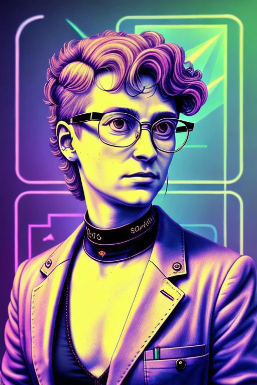 Futuristic realistic portraits