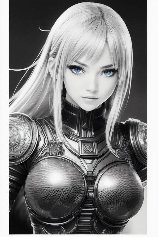 Futuristic realistic portraits