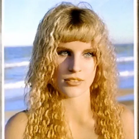 90VHS, vhs still from tv, vhs from documentary, vhs commercial, ((a 20 years old Golden blond hair Belarusian woman at the beach on VHS style image like 80s)), ((high quality:1.2, masterpiece:1.2)),high details, detailed and intricate, intricate details, high intricate details, absurd amount of details,((upper body:1.2)), portrait, Realism, Ambient Occlusion, Natural Lighting,Volumetric Lighting, Volumetric Light, Volumetric, <lora:90VHS-03:1>