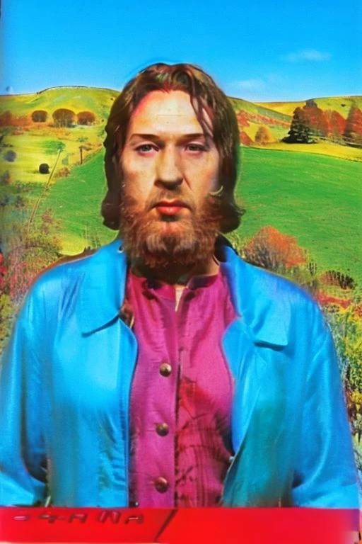 Weirdcore close-up of <ffurian> male character with beard, standing in pink hills plants, 90VHS, (<ffurian> close-up, in blue clothing 1.3), ffurian looking at viewer (y2k aesthetic 0.8), ms paint style <lora:ms-paint-lora:1> (sunny weather 1.2), the matrix movie, <lora:y2kaesthetic:0.7>, 3d render, lush, bloom, neon, half0ster