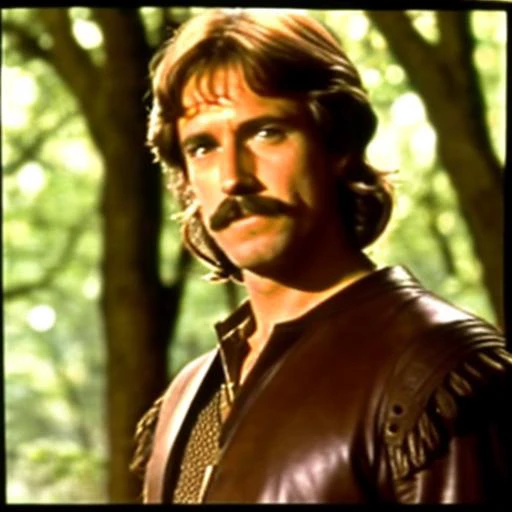 Robin Hood in Sherwood Forest, vhs still from tv, 1990s movie, <lora:90VHS:1>, <lora:epiNoiseoffset_v2:1>,starring sks man with a moustache, <lora:locon_chuck_v1_from_v1_64_32:1>